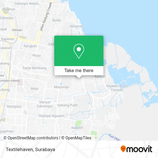Textilehaven map