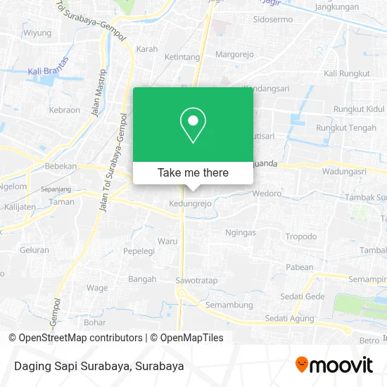 Daging Sapi Surabaya map