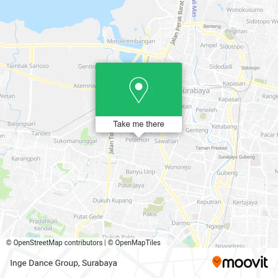 Inge Dance Group map