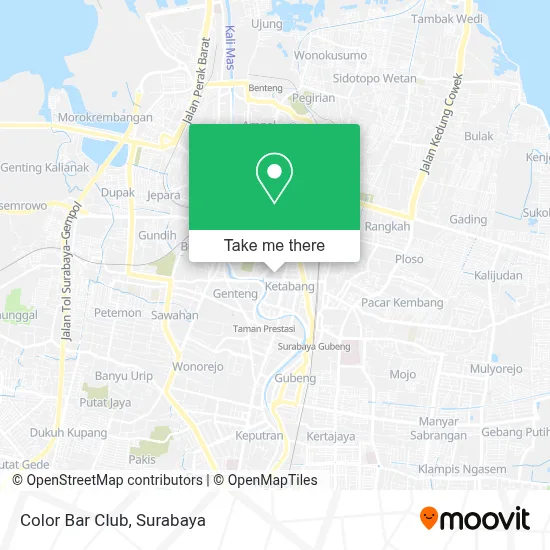 Color Bar Club map