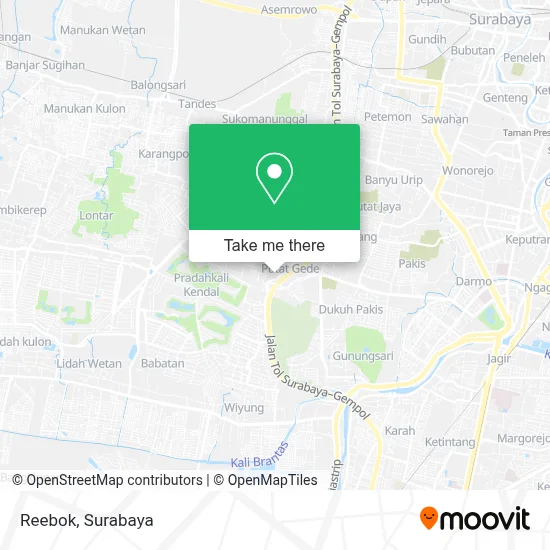 Reebok map