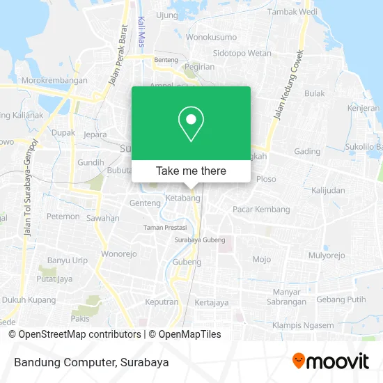 Bandung Computer map