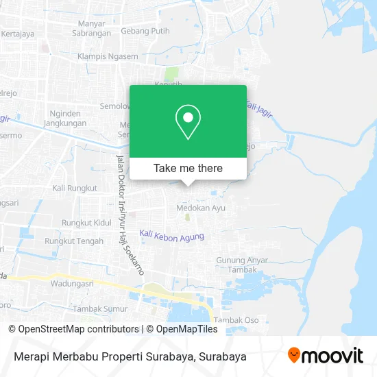 Merapi Merbabu Properti Surabaya map