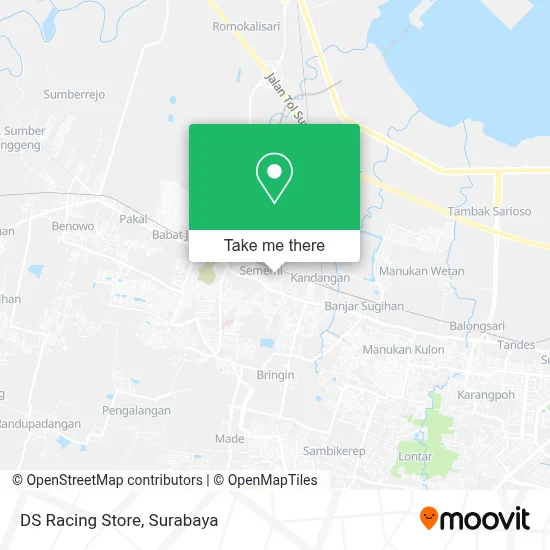 DS Racing Store map