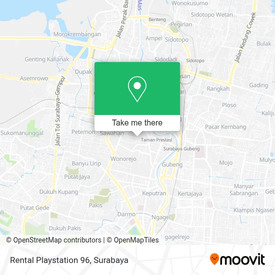 Rental Playstation 96 map