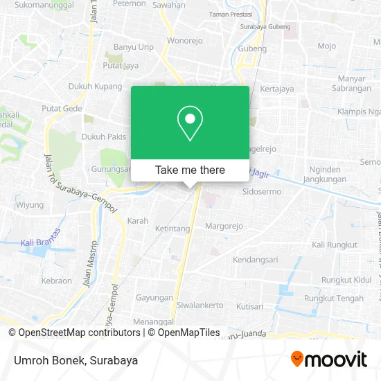 Umroh Bonek map