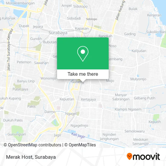 Merak Host map