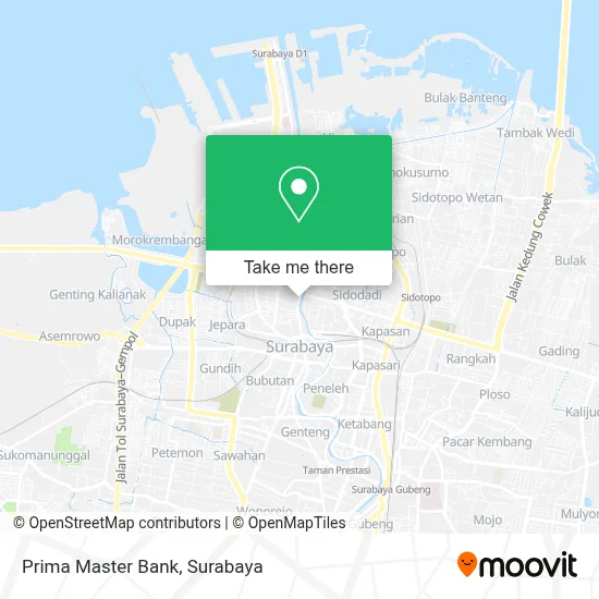 Prima Master Bank map