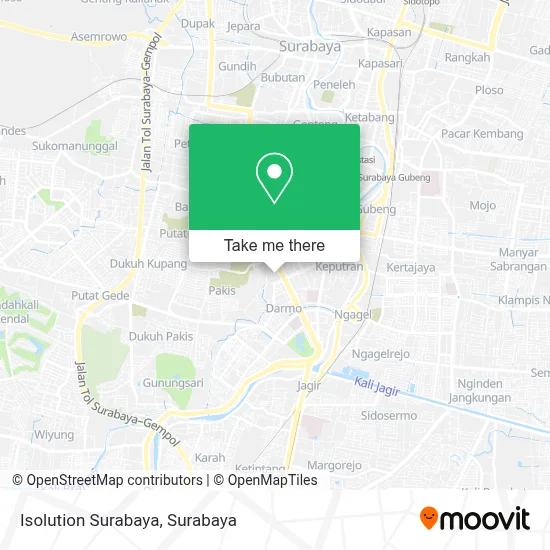 Isolution Surabaya map