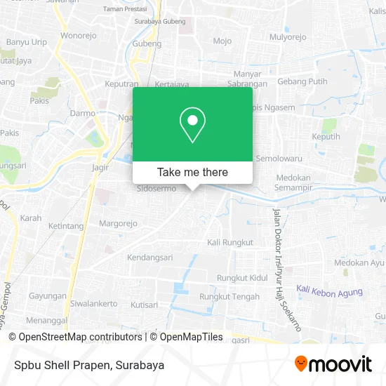 Spbu Shell Prapen map