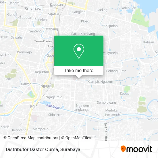 Distributor Daster Ouma map