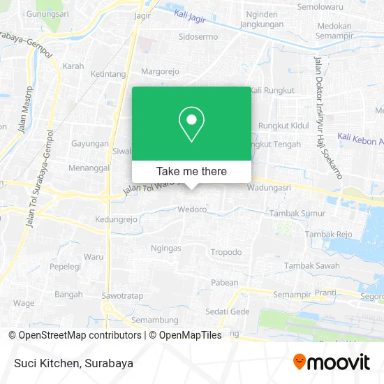Suci Kitchen map