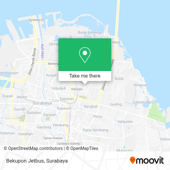Bekupon Jetbus map