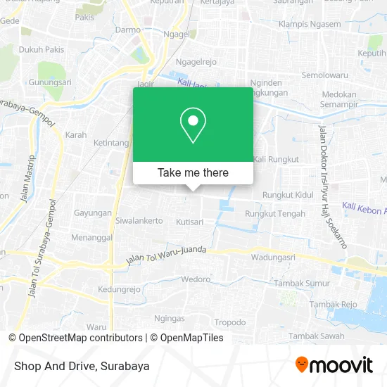 Shop And Drive map