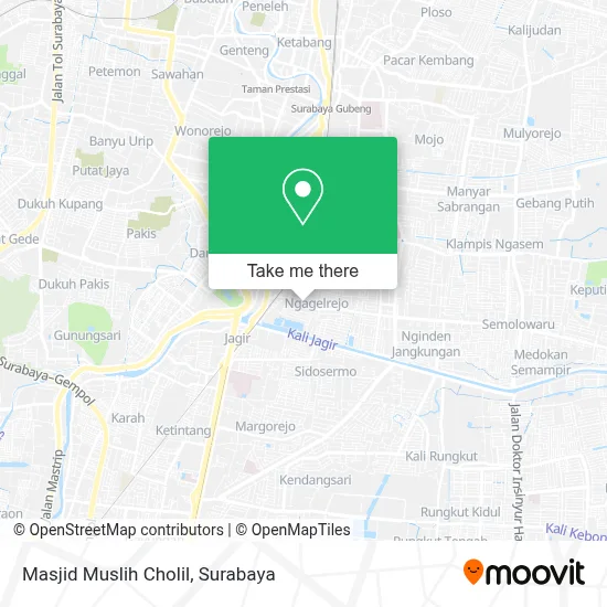 Masjid Muslih Cholil map