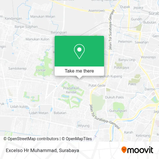 Excelso Hr Muhammad map