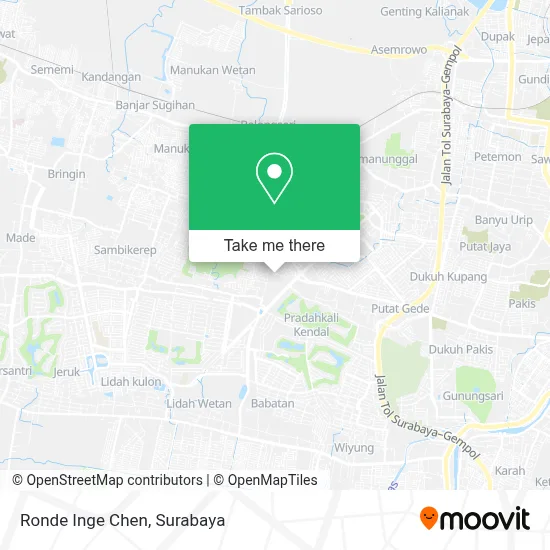 Ronde Inge Chen map