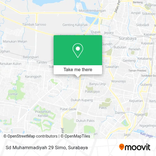 Sd Muhammadiyah 29 Simo map