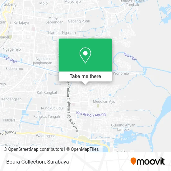 Boura Collection map