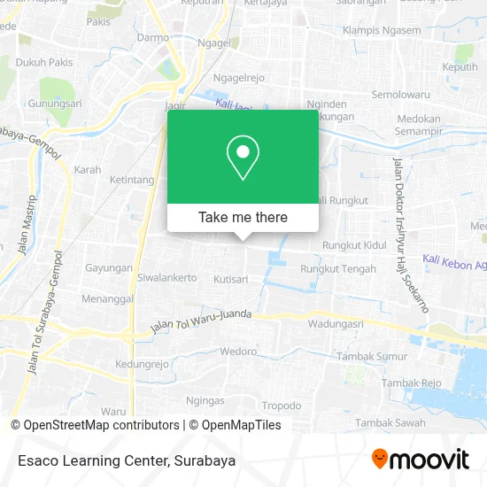 Esaco Learning Center map