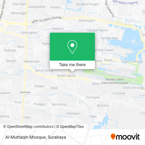 Al-Muttaqin Mosque map
