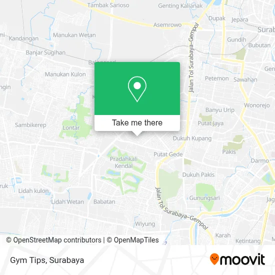 Gym Tips map