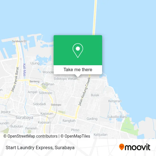 Start Laundry Express map
