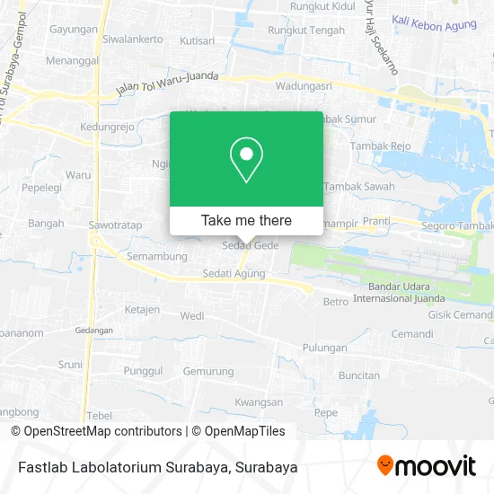 Fastlab Labolatorium Surabaya map