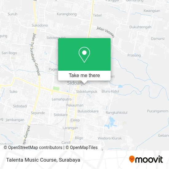 Talenta Music Course map