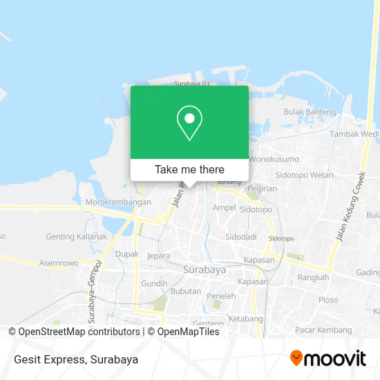 Gesit Express map