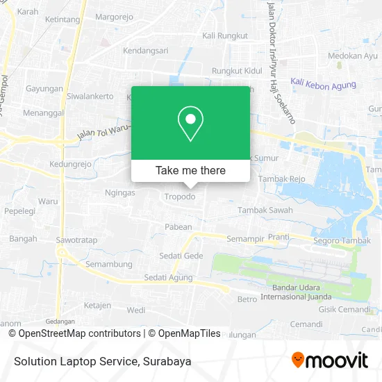 Solution Laptop Service map