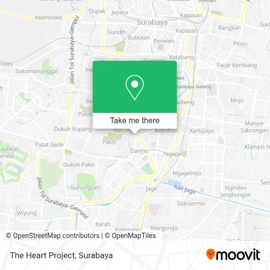 The Heart Project map