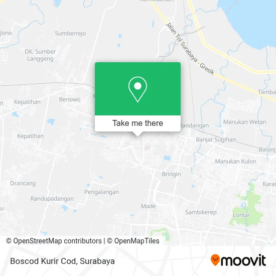 Boscod Kurir Cod map