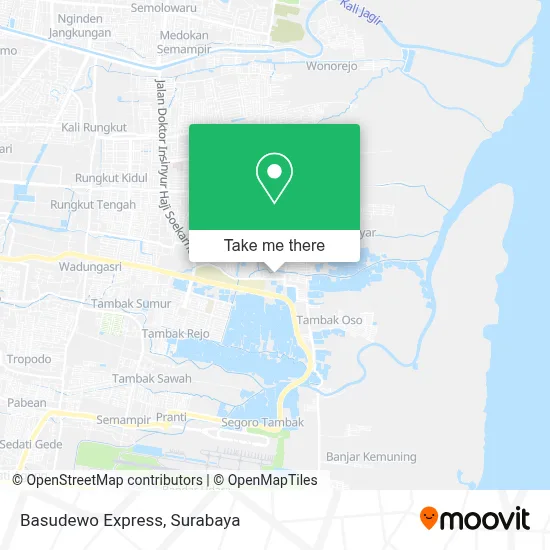 Basudewo Express map