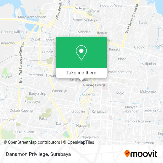 Danamon Privilege map