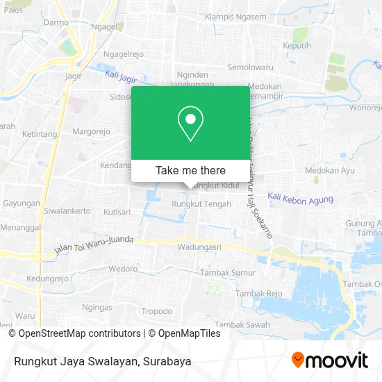 Rungkut Jaya Swalayan map