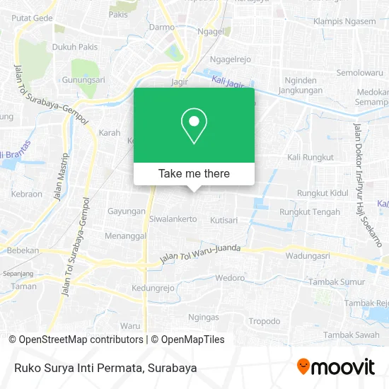 Ruko Surya Inti Permata map