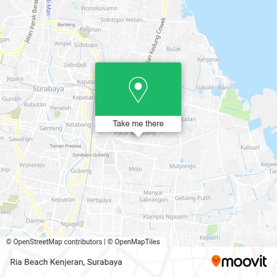 Ria Beach Kenjeran map