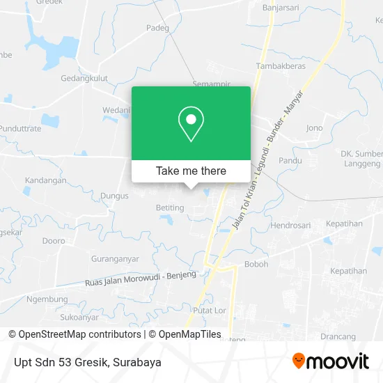 Upt Sdn 53 Gresik map