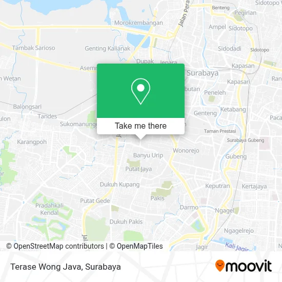Terase Wong Java map