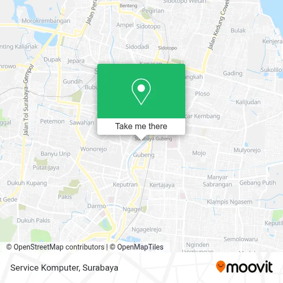 Service Komputer map