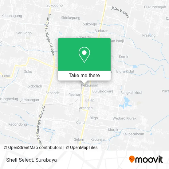 Shell Select map