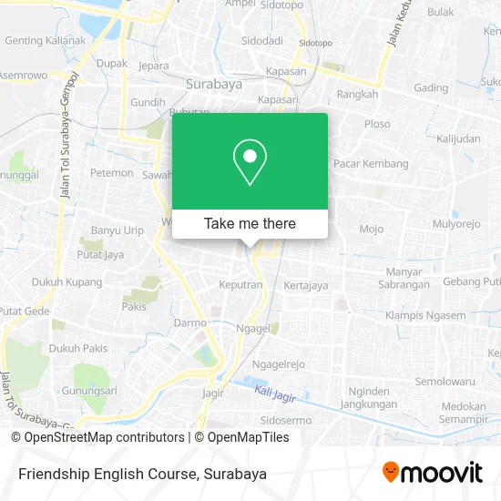 Friendship English Course map