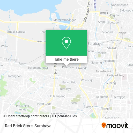 Red Brick Store map