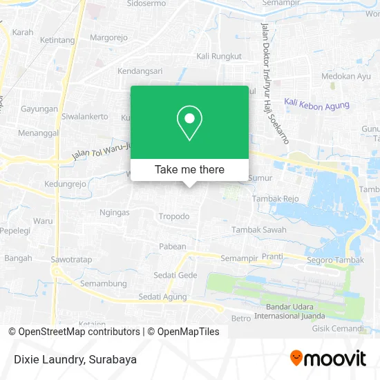 Dixie Laundry map
