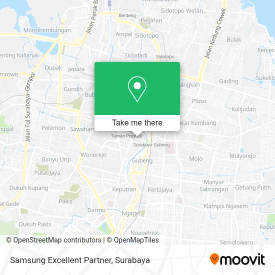 Samsung Excellent Partner map