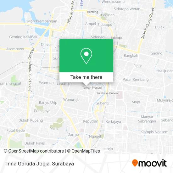 Inna Garuda Jogja map