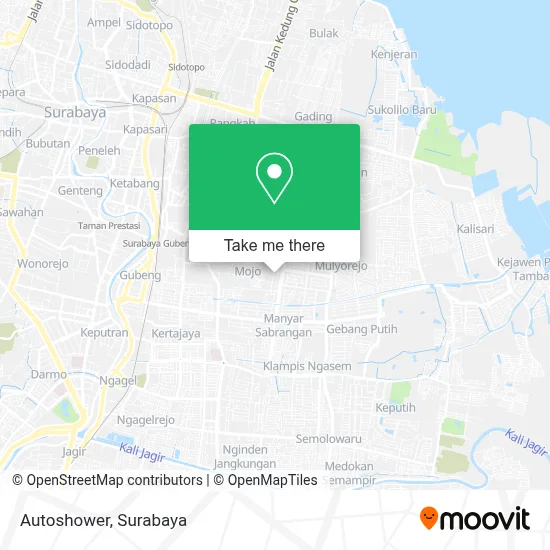 Autoshower map