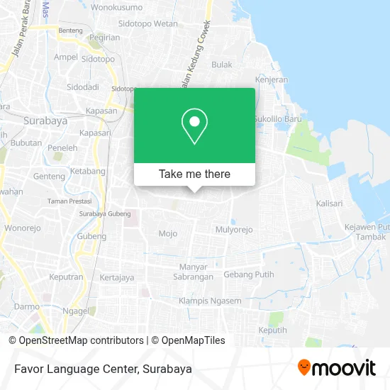 Favor Language Center map