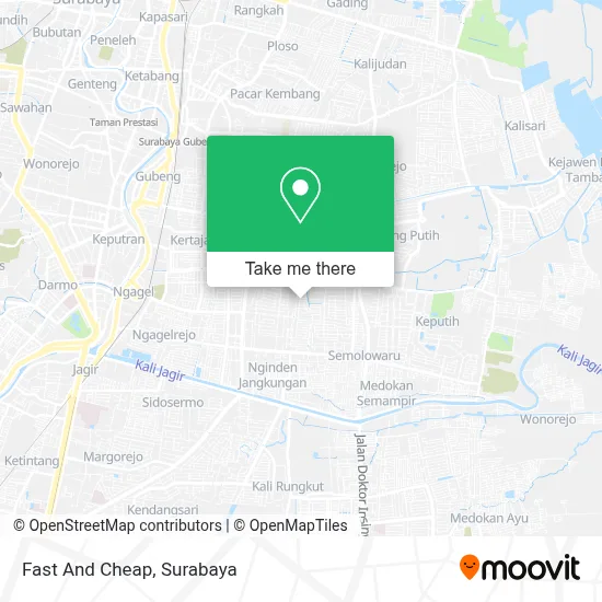 Fast And Cheap map